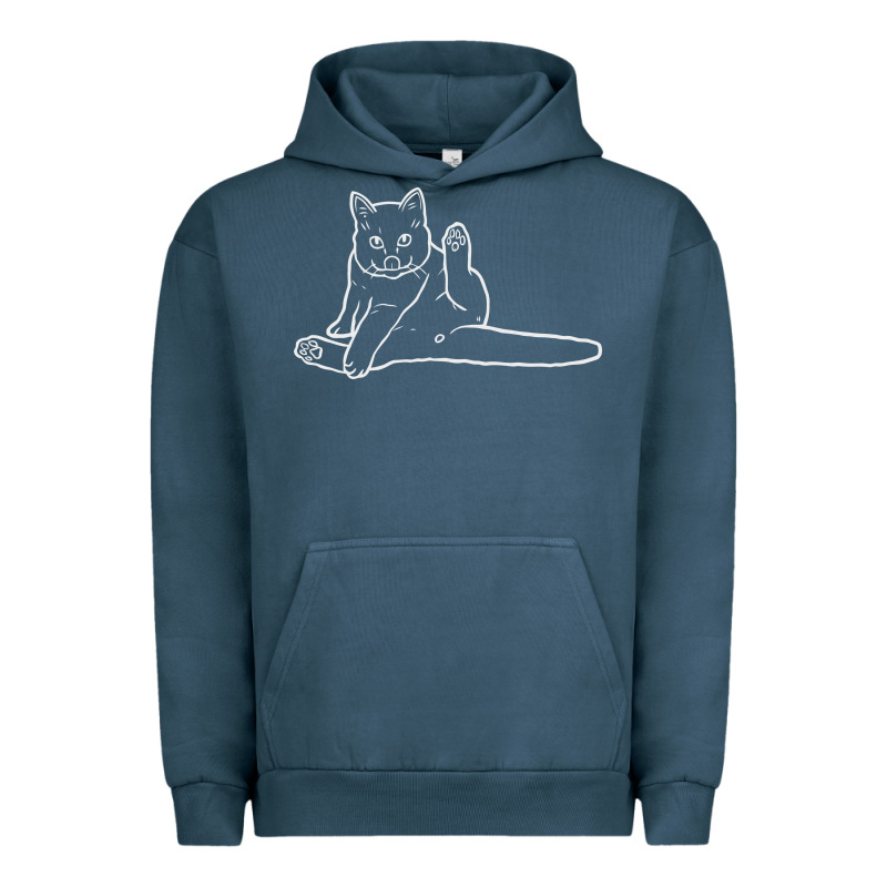 Cat Butt White Urban Hoodie by linhVisuals | Teevron