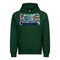 Forest Green charleston rainbow road   charleston south carolin Urban Hoodie - linhVisuals