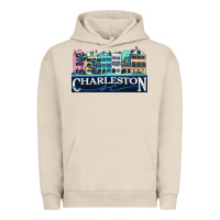 Pigment French Oak charleston rainbow road   charleston south carolin Urban Hoodie - linhVisuals