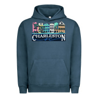 Pigment Midnight Navy charleston rainbow road   charleston south carolin Urban Hoodie - linhVisuals