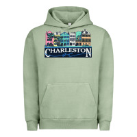 Pigment Oil Green charleston rainbow road   charleston south carolin Urban Hoodie - linhVisuals