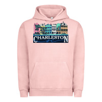 Pigment Salmon charleston rainbow road   charleston south carolin Urban Hoodie - linhVisuals