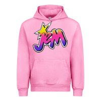 Fuchsia Pink jem and the holograms musical Urban Hoodie - linhVisuals