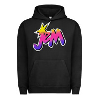 Pigment Black jem and the holograms musical Urban Hoodie - linhVisuals