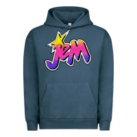 Pigment Midnight Navy jem and the holograms musical Urban Hoodie - linhVisuals