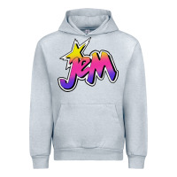 Heather Grey jem and the holograms musical Urban Hoodie - linhVisuals