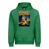 Emerald back to the future vintage Urban Hoodie - linhVisuals