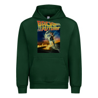 Forest Green back to the future vintage Urban Hoodie - linhVisuals