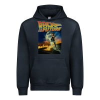 Navy back to the future vintage Urban Hoodie - linhVisuals
