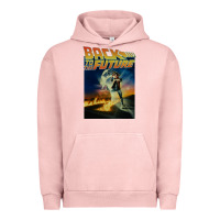 Pigment Salmon back to the future vintage Urban Hoodie - linhVisuals