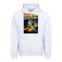 White back to the future vintage Urban Hoodie - linhVisuals