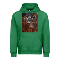 Emerald Neil Peart cool Urban Hoodie - linhVisuals