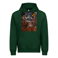 Forest Green Neil Peart cool Urban Hoodie - linhVisuals