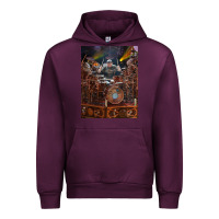 Mauve Wine Neil Peart cool Urban Hoodie - linhVisuals