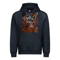 Navy Neil Peart cool Urban Hoodie - linhVisuals
