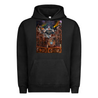Pigment Black Neil Peart cool Urban Hoodie - linhVisuals