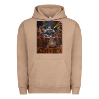 Pigment Burro Neil Peart cool Urban Hoodie - linhVisuals