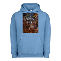 Pigment Pebble Blue Neil Peart cool Urban Hoodie - linhVisuals