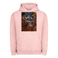 Pigment Salmon Neil Peart cool Urban Hoodie - linhVisuals