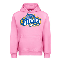 Fuchsia Pink university of maine at presque isle vectorized Urban Hoodie - linhVisuals