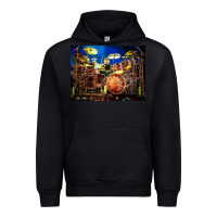 Black Neil Peart encore Urban Hoodie - linhVisuals
