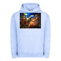 Pigment Grape Ice Neil Peart encore Urban Hoodie - linhVisuals