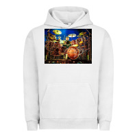 Pigment Lunar Rock Neil Peart encore Urban Hoodie - linhVisuals