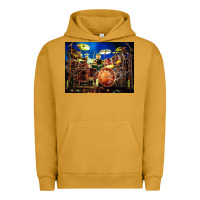 Pigment Peanut Butter Neil Peart encore Urban Hoodie - linhVisuals