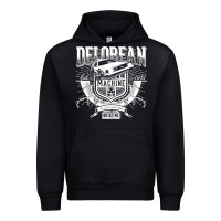Black delorean machine Urban Hoodie - linhVisuals