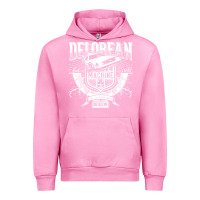 Fuchsia Pink delorean machine Urban Hoodie - linhVisuals