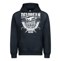 Navy delorean machine Urban Hoodie - linhVisuals