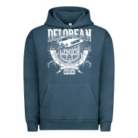 Pigment Midnight Navy delorean machine Urban Hoodie - linhVisuals