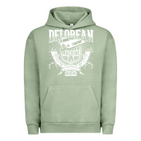 Pigment Oil Green delorean machine Urban Hoodie - linhVisuals