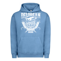 Pigment Pebble Blue delorean machine Urban Hoodie - linhVisuals