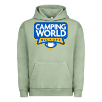 Pigment Oil Green camping world, games Urban Hoodie - linhVisuals