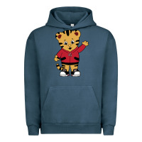 Pigment Midnight Navy daniel tigers neighborhood Urban Hoodie - linhVisuals
