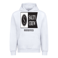 White salty crew Urban Hoodie - linhVisuals