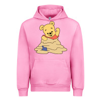 Fuchsia Pink baby bear Urban Hoodie - linhVisuals