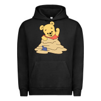 Pigment Black baby bear Urban Hoodie - linhVisuals