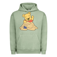 Pigment Oil Green baby bear Urban Hoodie - linhVisuals