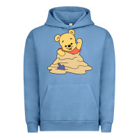 Pigment Pebble Blue baby bear Urban Hoodie - linhVisuals