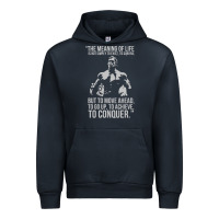 Navy schwarzenegger arnie Urban Hoodie - linhVisuals