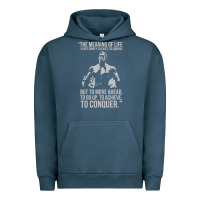Pigment Midnight Navy schwarzenegger arnie Urban Hoodie - linhVisuals