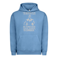 Pigment Pebble Blue schwarzenegger arnie Urban Hoodie - linhVisuals