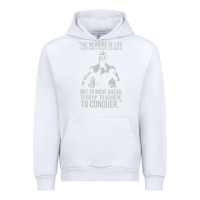 White schwarzenegger arnie Urban Hoodie - linhVisuals