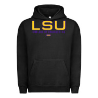 Pigment Black lsu college of engineering  1890 Urban Hoodie - linhVisuals
