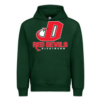 Forest Green red de dickinson college vectorized Urban Hoodie - linhVisuals