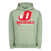 Pigment Oil Green red de dickinson college vectorized Urban Hoodie - linhVisuals