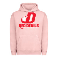 Pigment Salmon red de dickinson college vectorized Urban Hoodie - linhVisuals