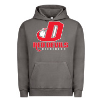 Pigment Tornado red de dickinson college vectorized Urban Hoodie - linhVisuals